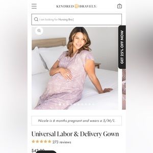 Kindred Bravely hospital gown